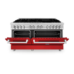 ZLINE 60" 7.4 cu. ft. Dual Fuel Range with Gas Stove and Electric Oven in Stainless Steel (RA60) - The Home Selection