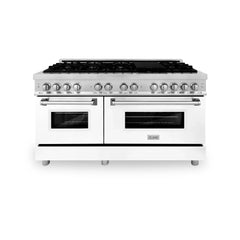 ZLINE 60" 7.4 cu. ft. Dual Fuel Range with Gas Stove and Electric Oven in Stainless Steel (RA60) - The Home Selection
