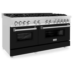 ZLINE 60" 7.4 cu. ft. Dual Fuel Range with Gas Stove and Electric Oven in Stainless Steel (RA60) - The Home Selection