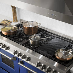 ZLINE 60" 7.4 cu. ft. Dual Fuel Range with Gas Stove and Electric Oven in Stainless Steel (RA60) - The Home Selection