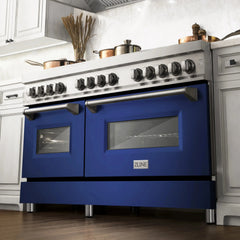 ZLINE 60" 7.4 cu. ft. Dual Fuel Range with Gas Stove and Electric Oven in Stainless Steel (RA60) - The Home Selection