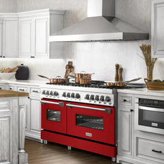 ZLINE 60" 7.4 cu. ft. Dual Fuel Range with Gas Stove and Electric Oven in Stainless Steel (RA60) - The Home Selection