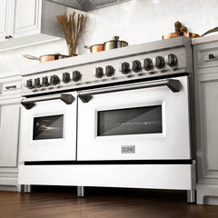ZLINE 60" 7.4 cu. ft. Dual Fuel Range with Gas Stove and Electric Oven in Stainless Steel (RA60) - The Home Selection