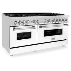 ZLINE 60" 7.4 cu. ft. Dual Fuel Range with Gas Stove and Electric Oven in Stainless Steel (RA60) - The Home Selection