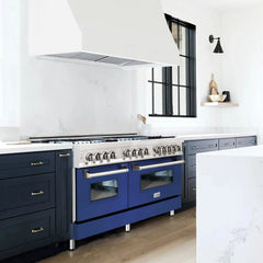 ZLINE 60" 7.4 cu. ft. Dual Fuel Range with Gas Stove and Electric Oven in Stainless Steel (RA60) - The Home Selection