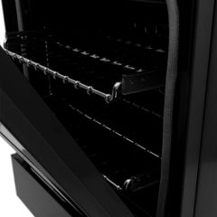 ZLINE 60" Dual Fuel Range with Gas Stove and Electric Oven in Black Stainless Steel with Brass Burners - RAB-60 - The Home Selection