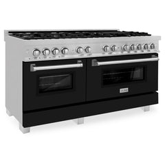 ZLINE 60" Professional Dual Fuel Range in DuraSnow® - RAS-SN-60 - The Home Selection