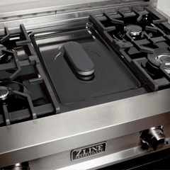 ZLINE 60" Professional Dual Fuel Range in DuraSnow® - RAS-SN-60 - The Home Selection