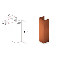 ZLINE 61" Extended Chimney and Crown - 8KBC-E - The Home Selection