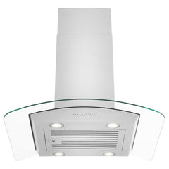 ZLINE Alpine Series Convertible Island Mount Range Hood in Stainless Steel - ALP70IS - The Home Selection