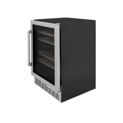 ZLINE Autograph Edition 24 in. Monument Dual Zone 44-Bottle Wine CoRWVZ-UD-24-G - The Home Selection