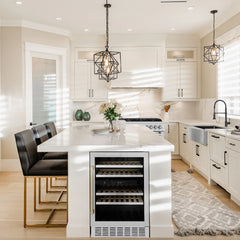 ZLINE Autograph Edition 24 in. Monument Dual Zone 44-Bottle Wine CoRWVZ-UD-24-G - The Home Selection