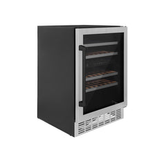 ZLINE Autograph Edition 24 in. Monument Dual Zone 44-Bottle Wine CoRWVZ-UD-24-G - The Home Selection