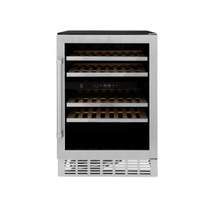 ZLINE Autograph Edition 24 in. Monument Dual Zone 44-Bottle Wine CoRWVZ-UD-24-G - The Home Selection