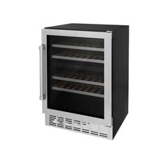 ZLINE Autograph Edition 24 in. Monument Dual Zone 44-Bottle Wine CoRWVZ-UD-24-G - The Home Selection