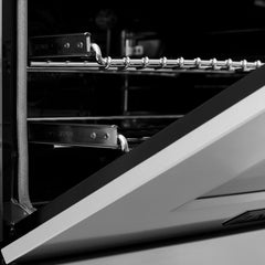 ZLINE Autograph Edition 30" 4.0 cu. ft. Dual Fuel Range with Gas Stove and Electric Oven in Stainless Steel with Accents - RAZ-30 - The Home Selection