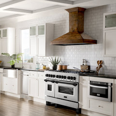 ZLINE Autograph Edition 48" 6.0 cu. ft. Dual Fuel Range with Gas Stove and Electric Oven in Stainless Steel with Accents - RAZ-48 - The Home Selection