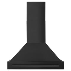 ZLINE Black Stainless Steel Range Hood with Black Stainless Steel Handle (BS655-BS) - The Home Selection