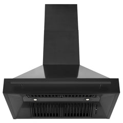 ZLINE Black Stainless Steel Range Hood with Black Stainless Steel Handle (BS655-BS) - The Home Selection