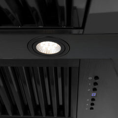 ZLINE Black Stainless Steel Range Hood with Black Stainless Steel Handle (BS655-BS) - The Home Selection