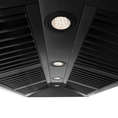 ZLINE Black Stainless Steel Range Hood with Black Stainless Steel Handle (BS655-BS) - The Home Selection