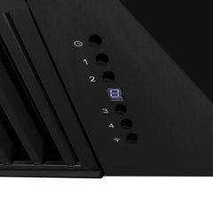 ZLINE Black Stainless Steel Range Hood with Black Stainless Steel Handle (BS655-BS) - The Home Selection