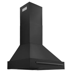 ZLINE Black Stainless Steel Range Hood with Black Stainless Steel Handle (BS655-BS) - The Home Selection