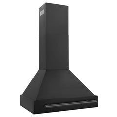 ZLINE Black Stainless Steel Range Hood with Black Stainless Steel Handle (BS655-BS) - The Home Selection