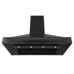 ZLINE Black Stainless Steel Range Hood with Black Stainless Steel Handle (BS655-BS) - The Home Selection