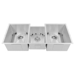 ZLINE Breckenridge Undermount Triple Bowl Stainless Steel Kitchen Sink SLT-45 - The Home Selection