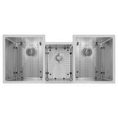 ZLINE Breckenridge Undermount Triple Bowl Stainless Steel Kitchen Sink SLT-45 - The Home Selection