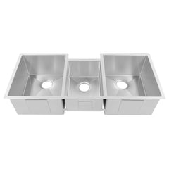 ZLINE Breckenridge Undermount Triple Bowl Stainless Steel Kitchen Sink SLT-45 - The Home Selection