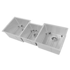 ZLINE Breckenridge Undermount Triple Bowl Stainless Steel Kitchen Sink SLT-45 - The Home Selection