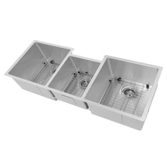 ZLINE Breckenridge Undermount Triple Bowl Stainless Steel Kitchen Sink SLT-45 - The Home Selection