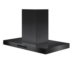 ZLINE Convertible Island Mount Range Hood in Black Stainless Steel - BSKE2iN - The Home Selection