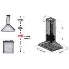 ZLINE Convertible Island Mount Range Hood in Stainless Steel - KL3i - The Home Selection