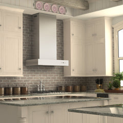 ZLINE Convertible Professional Wall Mount Range Hood in Stainless Steel - KECOM - The Home Selection