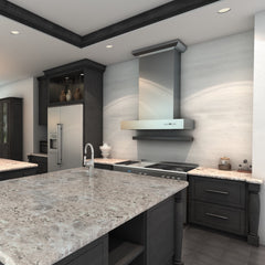 ZLINE Convertible Professional Wall Mount Range Hood in Stainless Steel - KECOM - The Home Selection