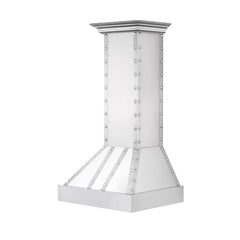 ZLINE Convertible Vent Designer Series Wall Mount Range Hood in DuraSnow™ Stainless Steel - 655-4SSSS - The Home Selection