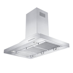ZLINE Convertible Vent Island Mount Range Hood in Stainless Steel - GL2i - The Home Selection