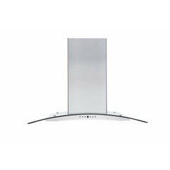 ZLINE Convertible Vent Island Mount Range Hood in Stainless Steel & Glass - GL14i - The Home Selection