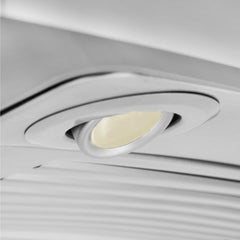 ZLINE Convertible Vent Island Mount Range Hood in Stainless Steel & Glass - GL9i - The Home Selection