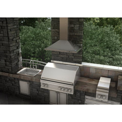 ZLINE Convertible Vent Outdoor Approved Wall Mount Range Hood in Stainless Steel - KB-304 - The Home Selection