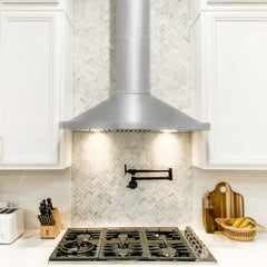 ZLINE Convertible Vent Outdoor Approved Wall Mount Range Hood in Stainless Steel - KB-304 - The Home Selection