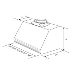 ZLINE Convertible Vent Under Cabinet Range Hood in Stainless Steel - 527 - The Home Selection