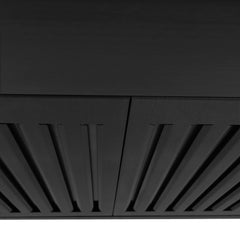 ZLINE Convertible Vent Wall Mount Range Hood in Black Stainless Steel - BSKBN - The Home Selection
