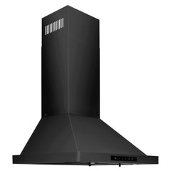 ZLINE Convertible Vent Wall Mount Range Hood in Black Stainless Steel - BSKBN - The Home Selection