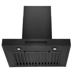 ZLINE Convertible Vent Wall Mount Range Hood in Black Stainless Steel - BSKEN - The Home Selection