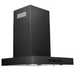 ZLINE Convertible Vent Wall Mount Range Hood in Black Stainless Steel - BSKEN - The Home Selection
