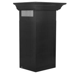 ZLINE Convertible Vent Wall Mount Range Hood in Black Stainless Steel with Crown Molding - BSKBNCRN-24 - The Home Selection